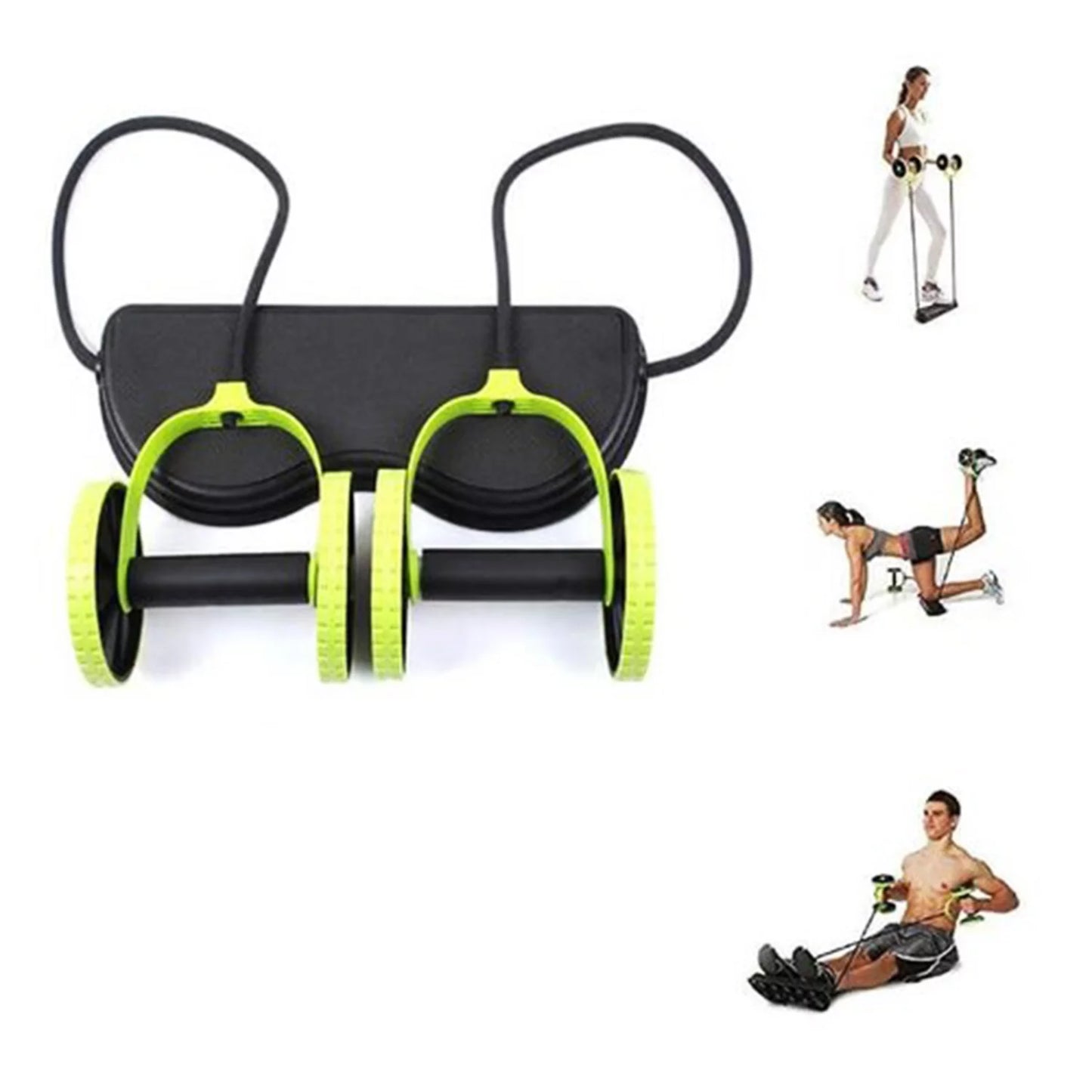 Home Gym Abs Exercise Fitness Abdominal Workout Wheel Roller Machine Equipment